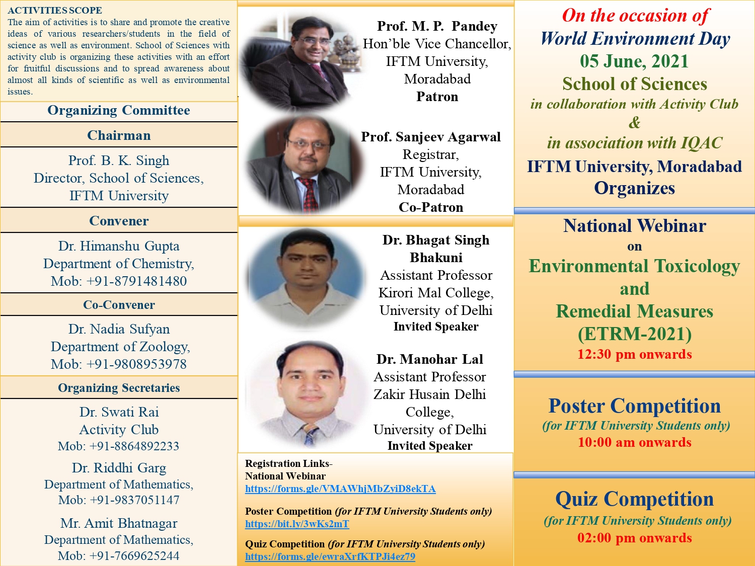  National Webinar on Environmental Toxicology and Remedial Measures