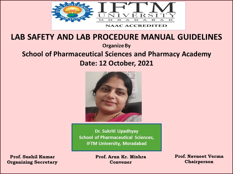Lab Safety and Lab Procedure Manual Guidelines