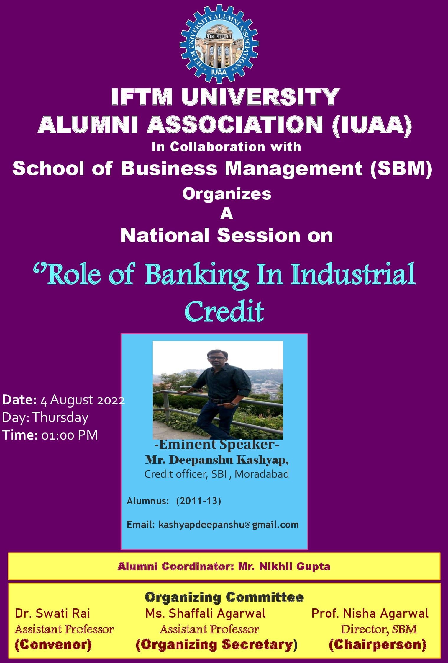 National Session on Role of Banking In Industrial Credit