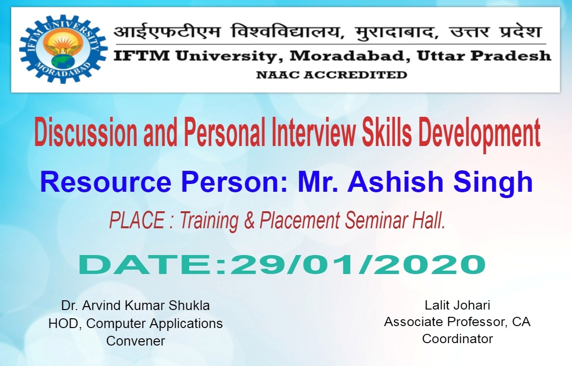 Group Discussin and Personal Interview Skill Development
