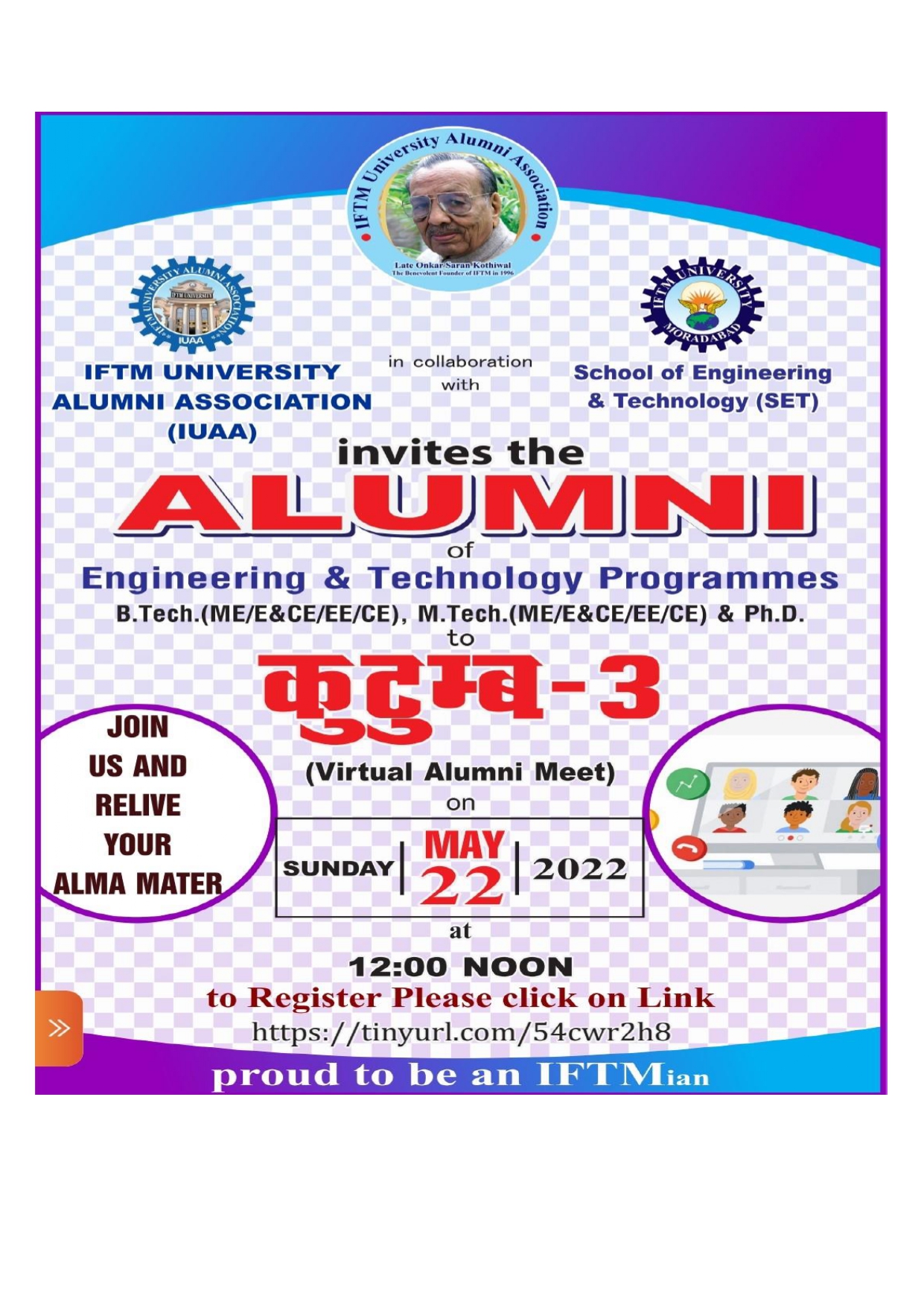 Kutumb -3 Virtual Alumni Meet