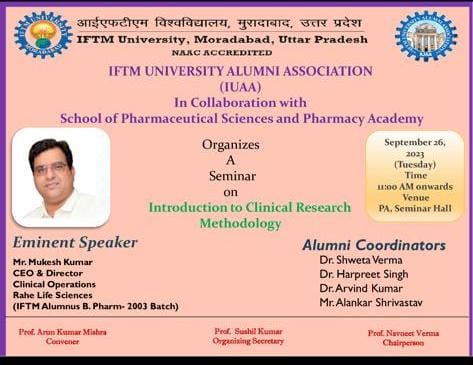 Seminar on Introduction to Clinical Research Methodology