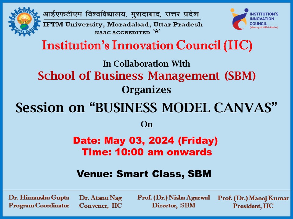 Session on Business Model Canvas