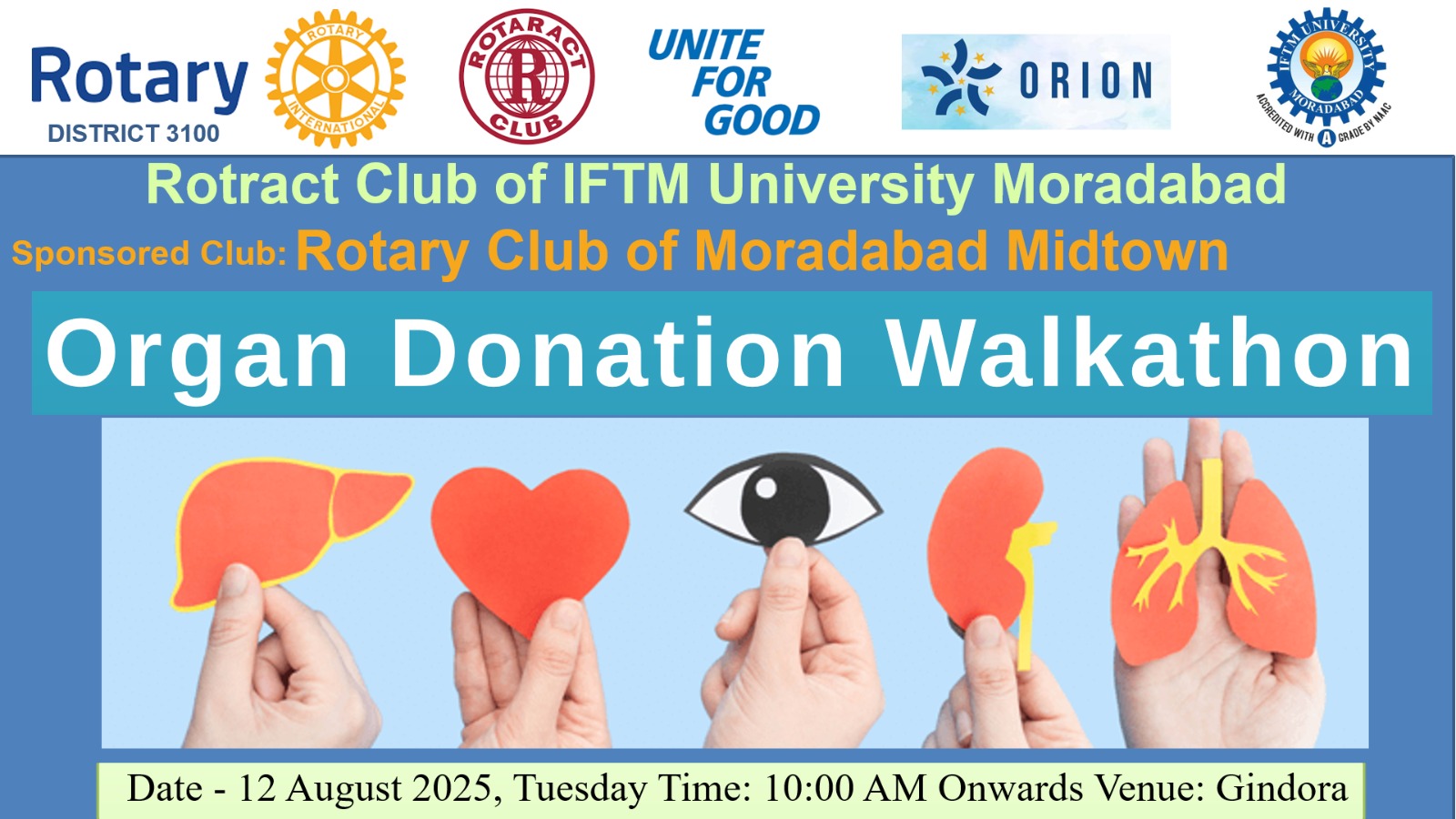 Organ Donation Walkathon Organ Donation Walkathon