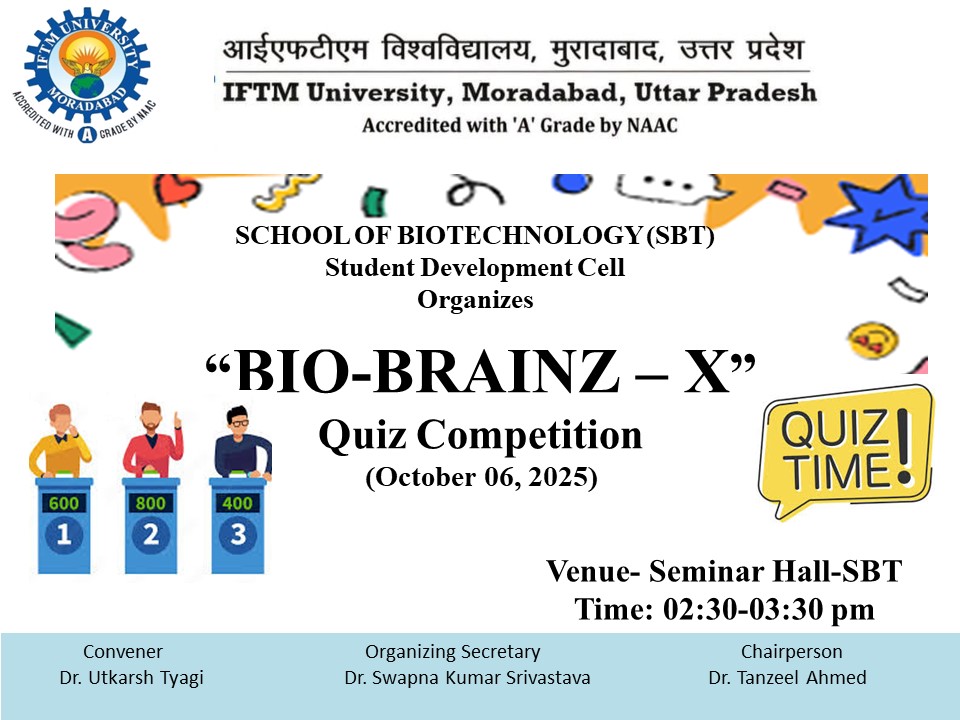 Quiz Competition: Bio-Brainz-X