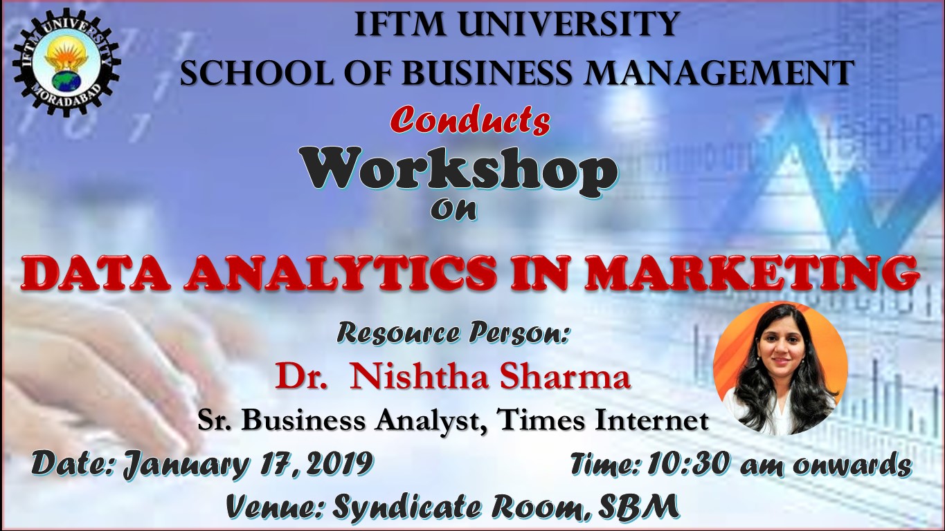 Guest Lecture on “Data Analytics in Marketing”