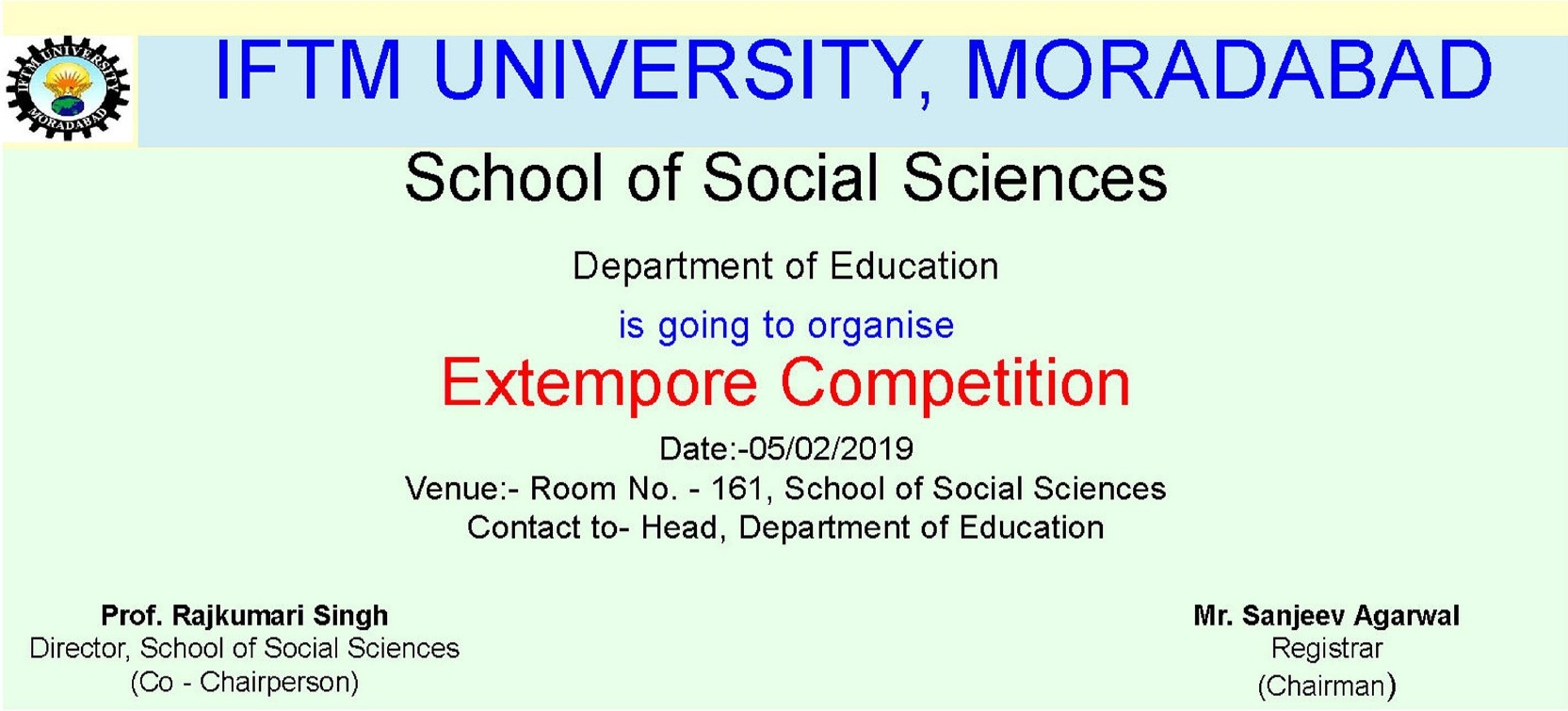 Extempore Competition-2019