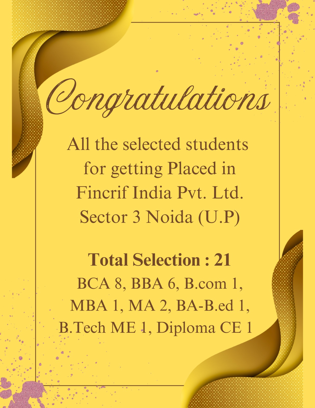Placement Activities